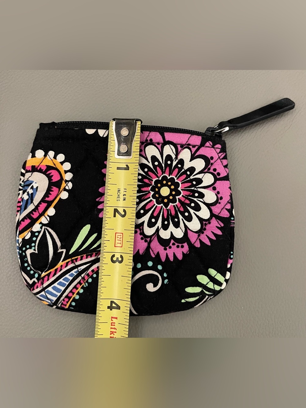 Vera Bradley Quilted Zip Pouch Set in Retired Bandana Swirl Pattern - Picture 9 of 10